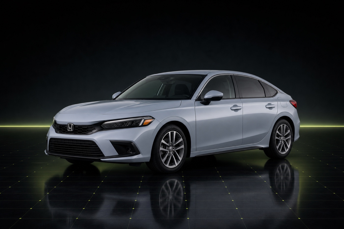 Carithmetic model reference for a 2023 Honda Civic Hatchback, not seller photography
