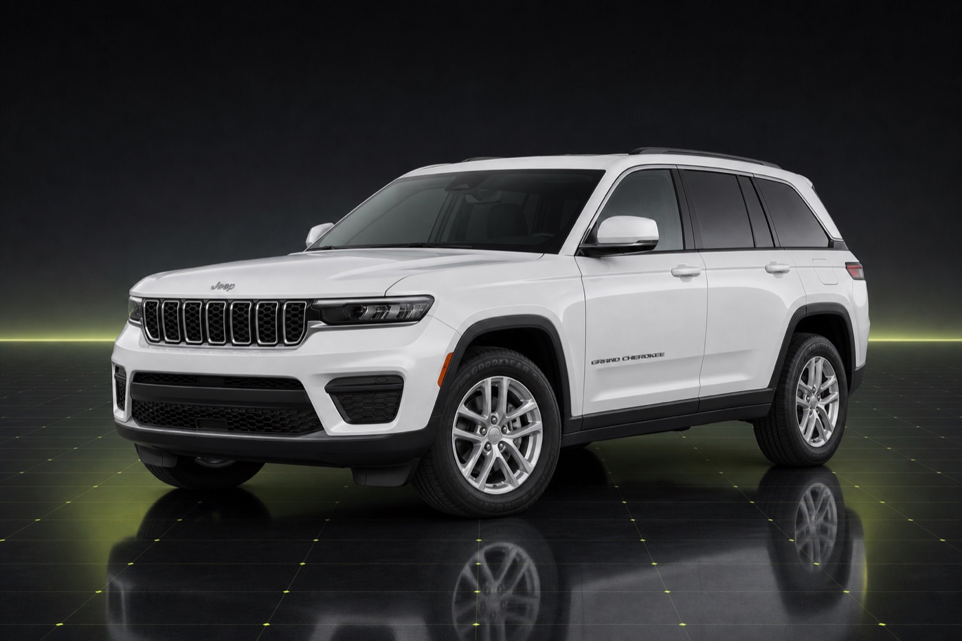 Carithmetic model reference for a 2023 Jeep Grand Cherokee, not seller photography