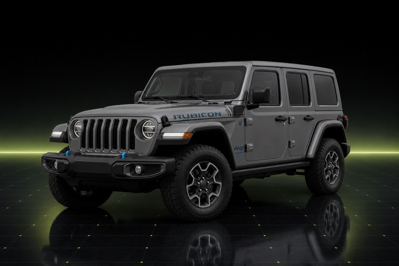 Carithmetic model reference for a 2023 Jeep Wrangler 4xe, not seller photography