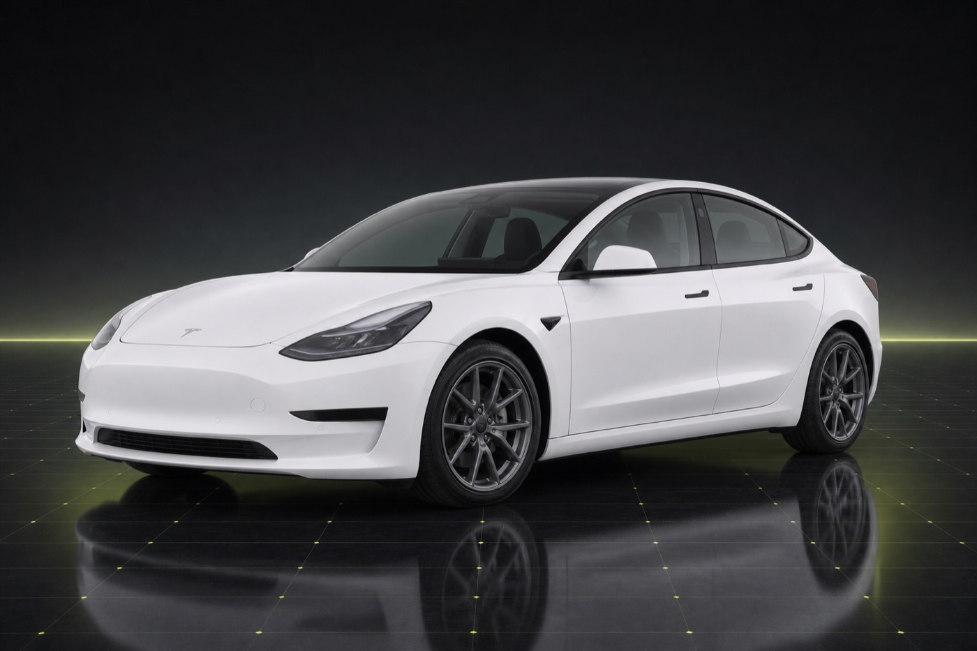 Carithmetic model reference for a 2023 Tesla Model 3, not seller photography