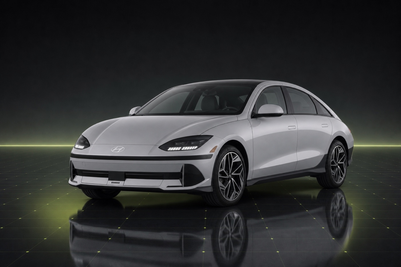 Carithmetic model reference for a 2024 Hyundai IONIQ 6, not seller photography