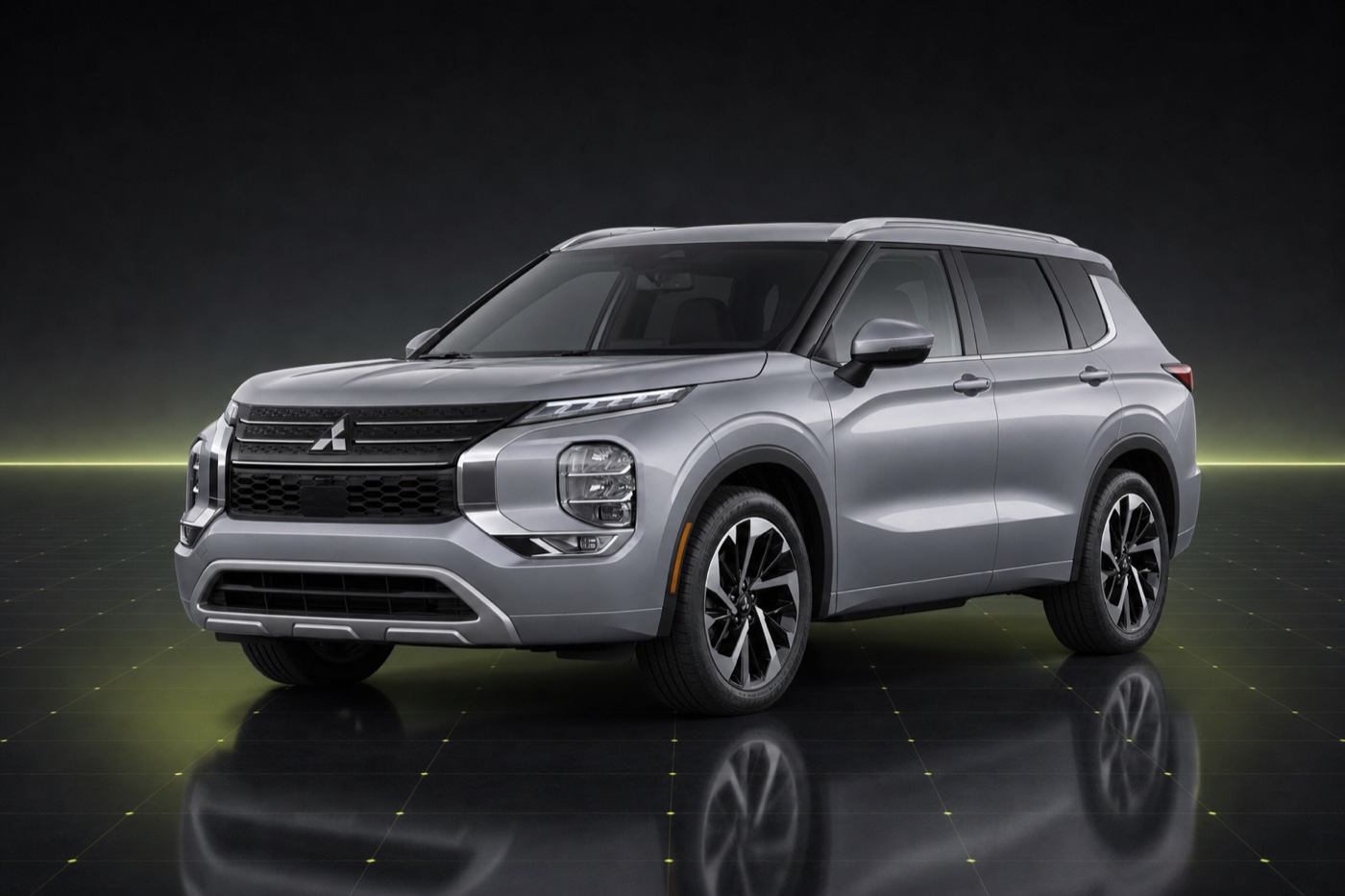 Carithmetic model reference for a 2024 Mitsubishi Outlander, not seller photography